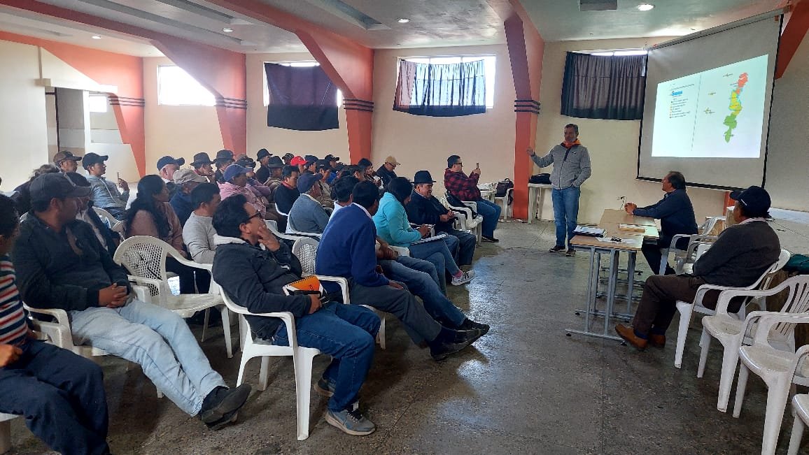 Masiva participación de líderes locales en proyecto de Conservación de los Páramos en Chimborazo Proyecto BYOS